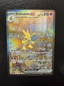 Pokemon Alakazam EX 201/165 Special Illustration Rare Sir Scarlet Violet 151 NM - Image 2