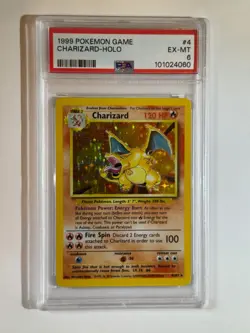 Charizard Base Set 4/102 Holo (1999) Pokemon TCG PSA Graded - Image 1