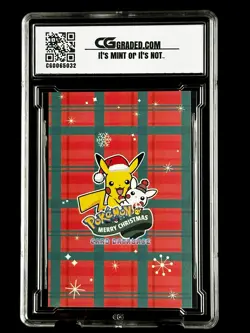 2024 Pokemon CG 10 Pristine SPINDA Christmas Data TCG XMAS Holiday CGC PSA 2 - Image 2