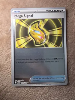 Mega Signal 121/132 Uncommon Reverse Holo - Pokemon TCG Mega Evolution - Image 1