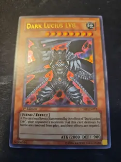Yugioh Dark Lucius LV8 Ultra Rare 1st Edition CDIP-EN011 NM - Image 1