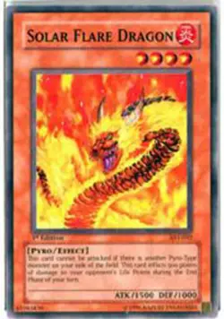 1x (LP) Solar Flare Dragon - AST-032 - Common - 1st Edition YuGiOh - Image 1