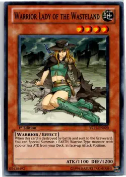 Yugioh Yu-Gi-Oh Warrior Lady of the Wasteland YS11-EN020 1st Edition Dawn of Xyz - Image 1
