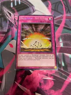 YUGIOH - DELTA CROW ANTI REVERSE - SECRET RARE - LC5D - NM - 1ST ED - Image 1