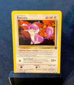 Rattata 2000 Team Rocket 66/82 TCG Pokemon Card - Image 1