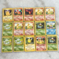 Vintage Pokemon Card Lot 258 Cards Base Jungle Fossil Rocket Gym Sleeved Clean - Image 2