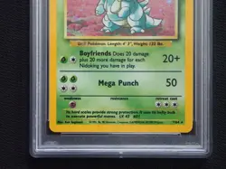 PSA 8 NIDOQUEEN 7/64 HOLO RARE - NO SYMBOL ERROR - POKEMON JUNGLE TRADING CARD - Image 5