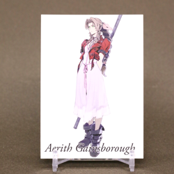 Aerith Final Fantasy VII Art Museum Card TCG Japanese Square Enix 2-074 - Image 1