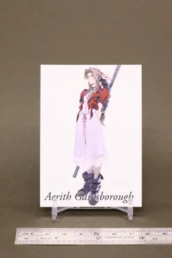 Aerith Final Fantasy VII Art Museum Card TCG Japanese Square Enix 2-074 - Image 2