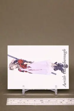 Aerith Final Fantasy VII Art Museum Card TCG Japanese Square Enix 2-074 - Image 3