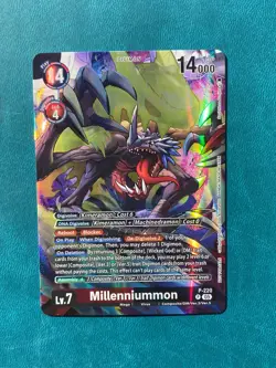 1x P-220 Millenniummon Box Topper Promo Time Stranger Digimon Card Game x1 - Image 1