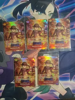 5 One Piece Treasure Booster (SEALED PROMO CARD) ST10-006 Monkey D Luffy ENGLISH - Image 1