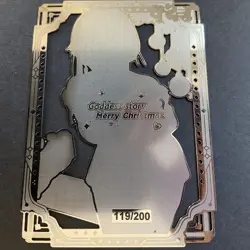 Goddess Story Gold METAL Card - Maiden Party - Serial Number #/200! Yor Spy X - Image 5