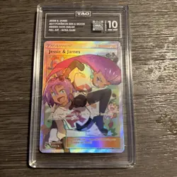 Pokemon TCG Jessie & James Trainer Full Art Ultra Rare Card 68/68 Hidden Fates - Image 3