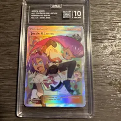 Pokemon TCG Jessie & James Trainer Full Art Ultra Rare Card 68/68 Hidden Fates - Image 4