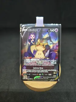 CLEAN Pokemon TCG Mimikyu v Holo Ultra Rare Card TG16/TG30 Brilliant Stars - Image 1