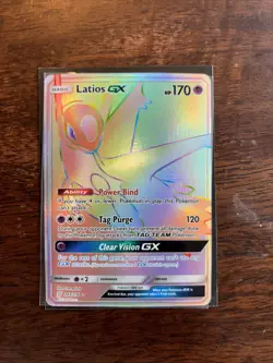 Pokemon Latios GX Holo TCG Card Unified Minds 243/236 Secret Rare - Image 1