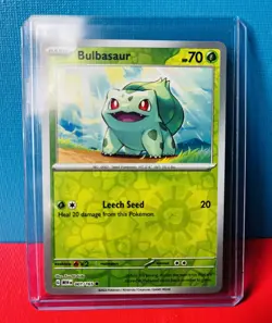 Pokemon 151 Promo Bulbasaur Starter Charmander Squirtle + Holo Pikachu 🔥4 Cards 820650853210 - Image 4