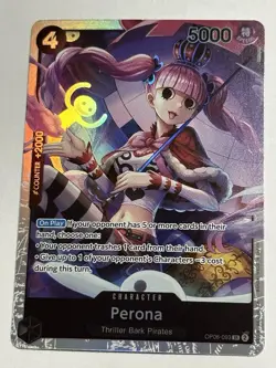 Perona OP06-093 SR Wings of the Captain One Piece Card Game Near Mint English - Image 1