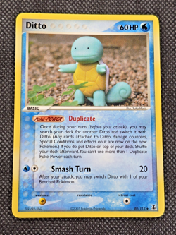 Pokemon TCG Squirtle Card Ditto Squirtle 40/113 Delta Species Regular LP/NM - Image 1