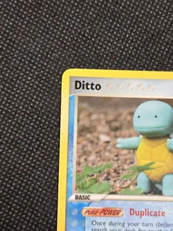 Pokemon TCG Squirtle Card Ditto Squirtle 40/113 Delta Species Regular LP/NM - Image 4