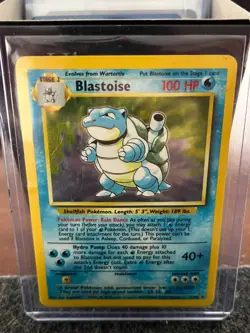 Pokemon TCG Blastoise Holo Unlimited Rare Card Base Set 2/102 - Image 4