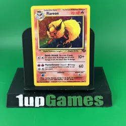 Pokemon Cards: Jungle Rare Holo: Flareon 3/64 - Image 1