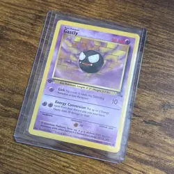 Pokemon TCG Gastly Fossil, 1st Edition Uncommon Card 33/62 LP/NM - Image 3