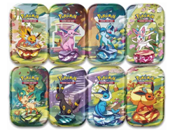 Pokemon TCG: Scarlet & Violet: Prismatic Evolutions 8 Mini Tins with Promo Cards - Image 2