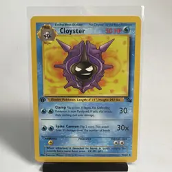 Cloyster 32/62 1st Edition Fossil Set Pokemon TCG 1999 Vintage WOTC LP Card - Image 1