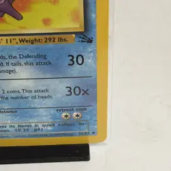 Cloyster 32/62 1st Edition Fossil Set Pokemon TCG 1999 Vintage WOTC LP Card - Image 4