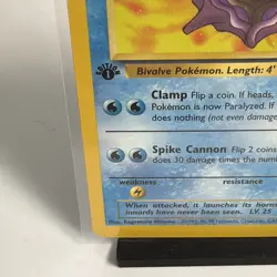 Cloyster 32/62 1st Edition Fossil Set Pokemon TCG 1999 Vintage WOTC LP Card - Image 5