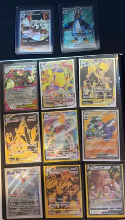 POKEMON CARD LOT!!!! 11 CARDS! IR, Ex, Vmax, V. - Image 1