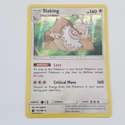 Pokemon TCG Slaking 115/168 Reverse Holo Card SM Celestial Storm - NM - Image 1