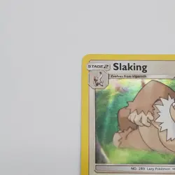 Pokemon TCG Slaking 115/168 Reverse Holo Card SM Celestial Storm - NM - Image 2