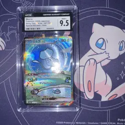 CGC 9.5 Mew ex SAR 347/190 Shiny Treasure Japanese Pokemon Card Bubble Mew psa - Image 1