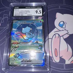CGC 9.5 Mew ex SAR 347/190 Shiny Treasure Japanese Pokemon Card Bubble Mew psa - Image 2