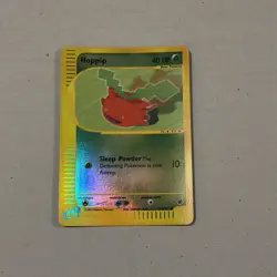 Pokemon 2002 E-Series Expedition Hoppip Card 112/165 Rev Holo - Image 1