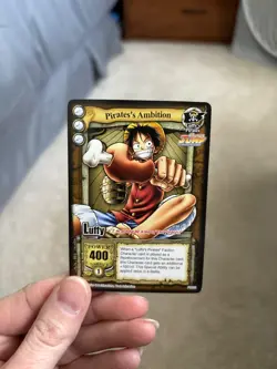 One Piece Shonen Jump Luffy Pirate's Ambition 2005 Trading Card PR001 Mint - Image 1