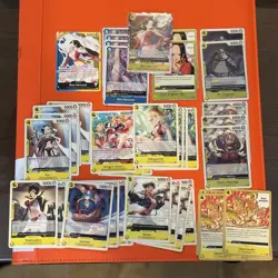 One Piece TCG OP14 BOA Hancock Blue/Yellow Deck- SR Boa included -39 Cards - Image 1