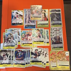One Piece TCG OP14 BOA Hancock Blue/Yellow Deck- SR Boa included -39 Cards - Image 2