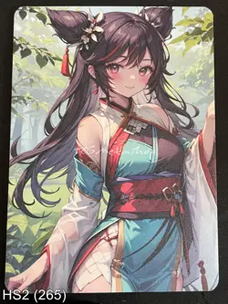 🔥 HS2 265 Xinyan Genshin Impact Hot & Spicy Waifu Anime A6 Board Card - Image 1