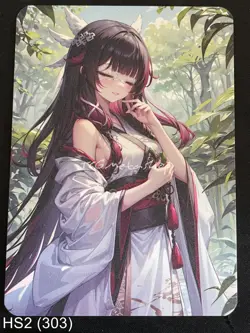 🔥 HS2 303 Columbina Genshin Impact Hot & Spicy Waifu Anime A6 Board Card - Image 1