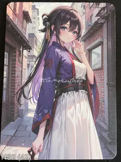 🔥 HS2 42 Cute Girl Hot & Spicy Waifu Anime A6 Board Card - Image 1