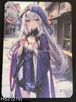 🔥 HS2 219 Black Swan Honkai Star Rail Hot & Spicy Waifu Anime A6 Board Card - Image 1