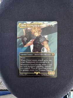 Cloud, Ex-SOLDIER (Borderless) (Surge Foil) Commander: Final Fantasy Foil - Image 4