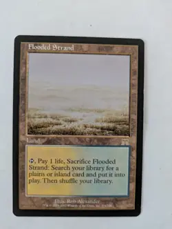 flooded Strand Onslaught MTG NM Free shipping with tracking - Image 1