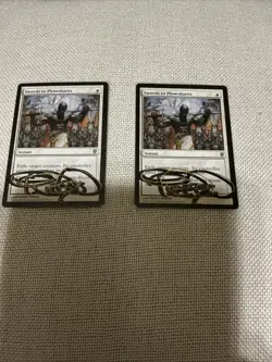 Mtg Swords to Plowshares x2 Shadow Signed By Terese Nielsen From Conspiracy - Image 1