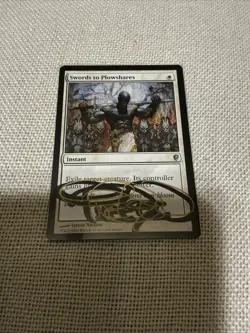 Mtg Swords to Plowshares x2 Shadow Signed By Terese Nielsen From Conspiracy - Image 3