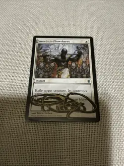 Mtg Swords to Plowshares x2 Shadow Signed By Terese Nielsen From Conspiracy - Image 4